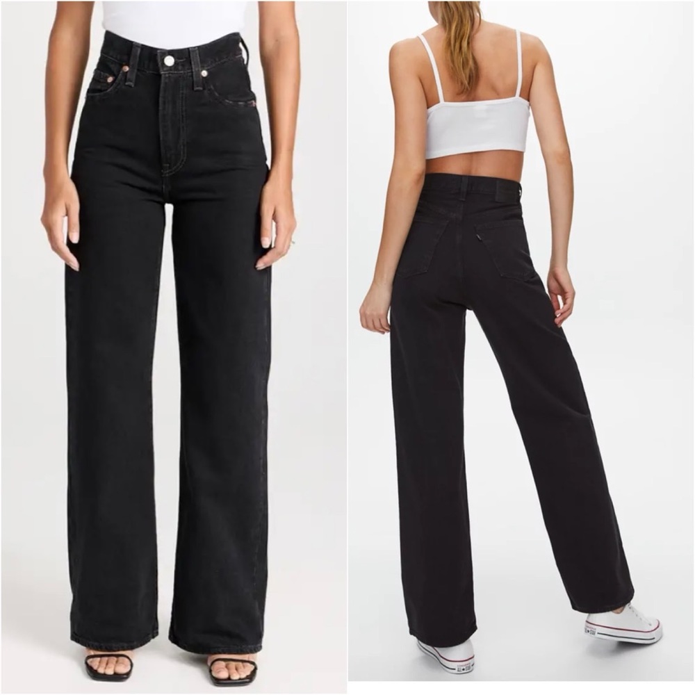 Levi's High Loose Jean black size 26 NWOT
